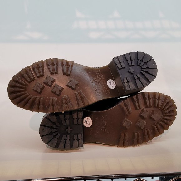 Dr. Martens Leather chunky-heeled Shoes (women's 38.5) - Picture 5 of 5